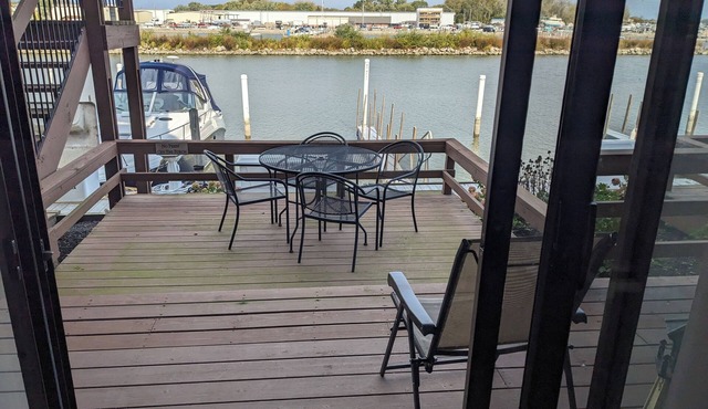 Catawba Island Come Sail Away Condo with Boat Slip right off your deck.