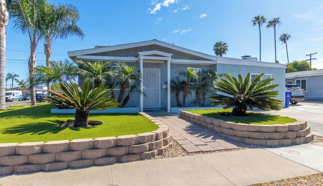 Charming, family-friendly home 20 mins from Gaslamp+PetcoPark+ConvCenter.
