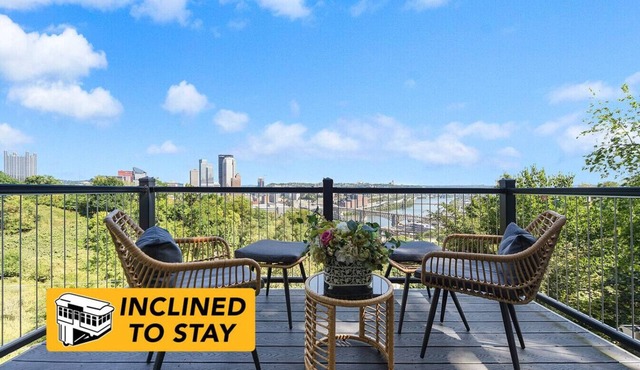 City View Sanctuary ~ Hot Tub, Abundant Parking, 3 Decks, Fenced Yard, Fire Pit