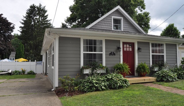 EDINBORO LAKESIDE COTTAGE W/POOL! COMPLETELY REMODELED INSIDE AND OUT.