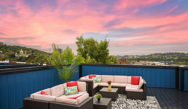 ★ HostWise Stays ★ Stylish Homes with Rooftop Decks, BBQ & Parking