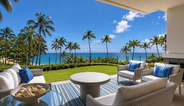Kapalua Bay Resort | Ocean View 9 BR | Car Incl. w/6+ Nights | MON ML-1163 by KBM