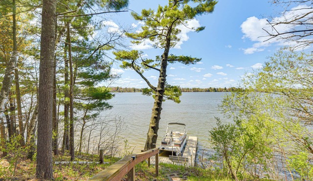 Lakefront Chetek Haven: Dock, Screened Gazebo