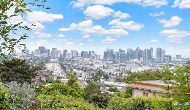 Mission Hills Victorian Home | Private Yard & Balcony with Downtown Views