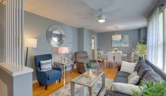 Modern Birmingham Escape w/Yard + Fire Pit!