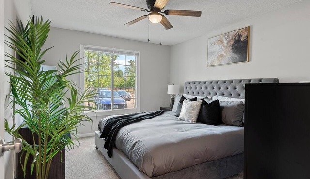 Modern King Suite | Private Patio | Near Hospitals
