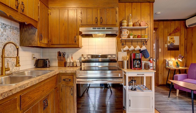 Modern Rustic Retreat w/Private Trails & Stream