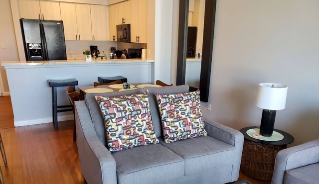 Modern upscale apartment in the heart of the Gaslamp District!