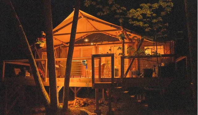 Rapids Luxury Canvas on Deer Lake