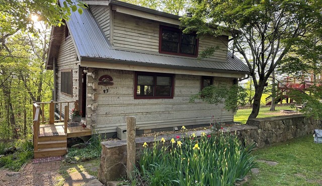 Red Bird Roost - Cozy log cabin on the Brow steps to downtown and Brow Park