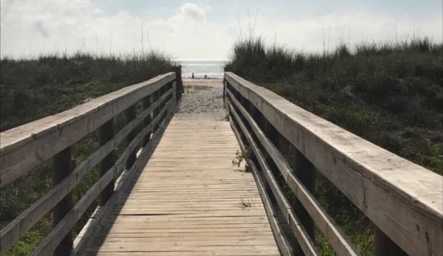 St. Augustine Beach condo, no roads to cross, just direct access to sun & surf. in St. Augustine Beach
