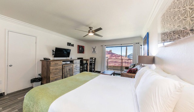 Striking King Studio w/Partial Lake View #242 at Donner Lake Village in Truckee