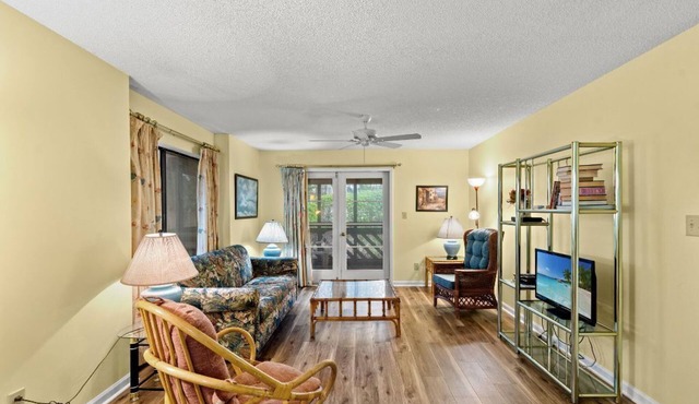 Two Bedroom First Floor Heron Pointe only a short walk to the Beach