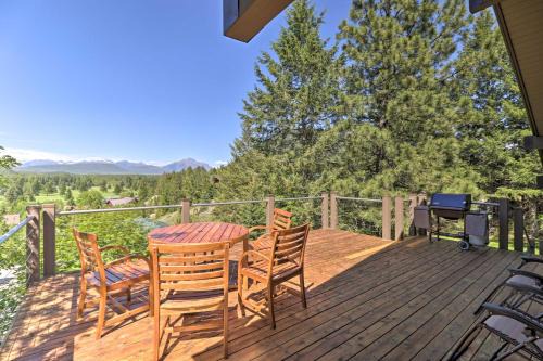 West Glacier Home w/Majestic Mountain Views!