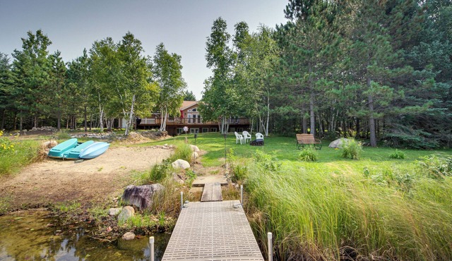 White Swan Lake Home Near Hiking & Snowmobiling!