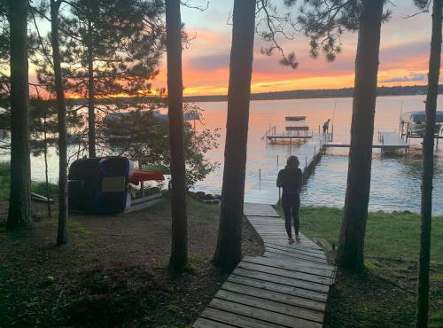 Whitefish Chain Retreat on Big Trout Lake Pontoon