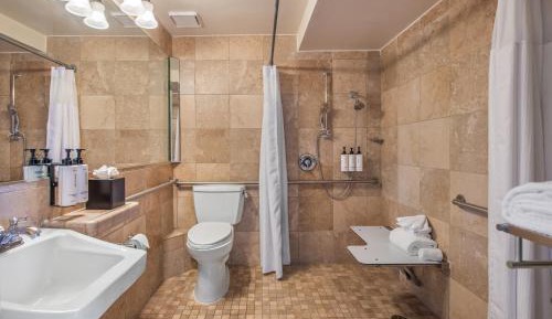 Standard King Room with Tub and Balcony - Mobility Accessible 