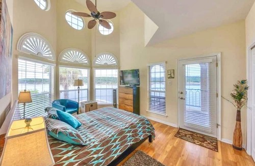 Highland Lake Estates Condo | 180 degree Lake View From Private Villa on the Island on Lake Travis!
