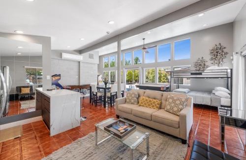 Canyon Gate Villa | Luxury Villa, with bonus pool house, Private Pool, Hot tub, rock water fall and slide, putting green, basketball, shuffle board, play gym, privately gated on circular driveway.