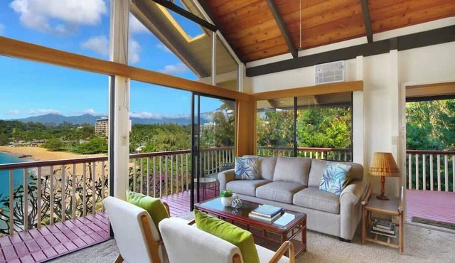 NEW A/C! - Two Bedroom With Breathtaking Ocean Kalapaki Bay Views in Lihue