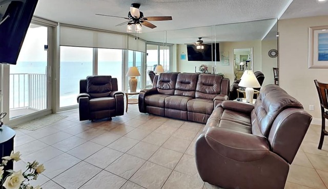Shores Club 703 | Pet-Friendly Oceanfront Condo with Balcony, Beach + Pool Acces